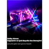 Thunder Pro+ Gaming Soundbar, Kablosuz Yastık Hoparlör, 7.1.2 Dolby Atmos ile Sinematik 3D Ses Den - Çok Renkli