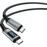 Thunderbolt 4 Type C To Type C 240W Hızlı Şarj 8K@60Hz Görüntü Aktarımı 40GBPS Veri Transferi Pd3.1 LED Göstergeli 1.5 Metre Örgülü Kablo ARD-015 (1.5