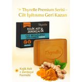 Thyrelle Kojik Asit Sabunu, Zerdeçal ve Vitamin C Etkisiyle Leke Karşıtı Beyazlatıcı Kojic Acid Sabunu , Beyazlatıcı Kojik Asit Sabunu , Leke Giderici Sabun - 1