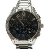 TI-03219BS Tıger Çelik Erkek Saati - Altın