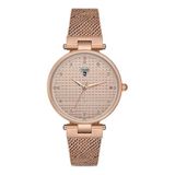 TI-574C Tıger Çelik Kadın Saati - Rose