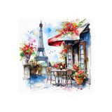 Ti Flair CAFE PARIS DESENLİ KAĞIT PEÇETE 33X33 CM