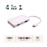 Ti-Mesh 4 İn 1 Mini Dp To Vga / Audio / Hdmı /Dvı Beyaz - 40Cm