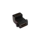 Ti-Mesh Hdmı F / Hdmı F 90Derece Panel Adaptör - Gold/Black