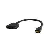 Ti-Mesh Hdmı Male To 2 Hdmı Female 1 İn 2 Out Splitter Converter Adapter Kablo - 15Cm