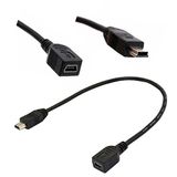 Ti-Mesh Mini USB 5 Pin Female - Male Uzatma Kablosu - 25cm