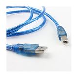 Ti-Mesh Usb 2.0 Gold Açık Mavi Yazıcı Printer Kablosu - 1,8M