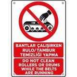 Ti Play Bantlar Çalışırken Rulo Tambur Temizliği Yapma 50X70CM Pvc Isg Levha - 50 x 70 cm