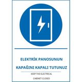 Ti Play Hastane Elektrik Panosunun Kapağını Kapalı Tutunuz Pvc Isg Levha 50X70CM - 50 x 70 cm