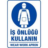 Ti Play Iş Önlüğü Kullanın 50X70CM Pvc Isg Levha - 50 x 70 cm