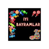 Ti Play İyi Bayramlar Parçalı Okul Panosu Süsü | Kesilmiş Bristol Karton Figür Seti