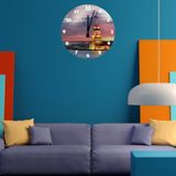 Tİ-PLAY KIZ KULESİ 30X30CM AKRİLİK DEKORATİF MODERN DUVAR SAATİ