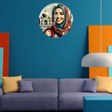 Tİ-PLAY MUTLUK VE İNANÇ 30X30CM AKRİLİK DEKORATİF MODERN DUVAR SAATİ