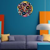 Tİ-PLAY PLAKLAR 30X30CM AKRİLİK DEKORATİF MODERN DUVAR SAATİ
