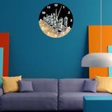 Tİ-PLAY SATRANÇ TAŞLARI 30X30CM AKRİLİK DEKORATİF MODERN DUVAR SAATİ