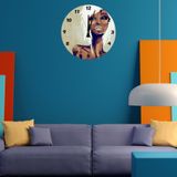 Tİ-PLAY SİYAH VE GÜZEL 30X30CM AKRİLİK DEKORATİF MODERN DUVAR SAATİ