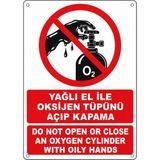 Ti Play Yağlı El Ile Oksijen Tüpünü Açıp Kapama 50X70CM Pvc Isg Levha - 50 x 70 cm