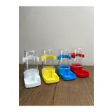 Ti-Sert 1. Kalite Yerli Üretim Renkli Muhabbet Kuşu Suluğu – 8cm/70 ml Kuş Kafes Suluğu (1 ADET)