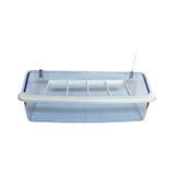 Ti-Sert 15 cm Izgaralı Şeffaf Yemlik