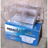 Ti-Sert Aquawe Çift Bölmeli Lepistes Canlı Doğuran Balık Yavruluğu Fish Breeder Box - Şeffaf