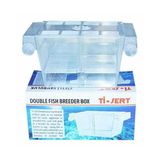 Ti-Sert İkili Balık Yavruluğu Akvaryum Aksesuarı 20x5x10 cm Şeffaf Tasarım Yavru Balıklar İçin