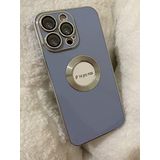 Tia aks iphone 14 pro max uyumlu lazer silikon kılıf mavi