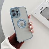 Tia aks iPhone 14 pro max uyumlu lens korumalı lazer kılıf mavi