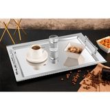Tiamo Roma Çay Tepsi Sade - 47,5 x 33 cm paslanmaz çelik servis tepsi - Krom