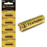 Tianqiu 27A 12V Alkalin Kartela Pil