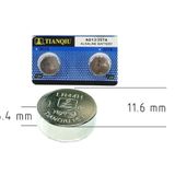 TIANQIU 2'li Alkalıne Pil 1,5v Ag13 / Lr 44h / 357a