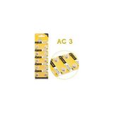 Tianqiu Tıanqıu Ag3 LR41 392 192 10 Adet Düğme Pil Ateş Ölçer ve Saat Pili 1,5 V - Bal Rengi - Siyah