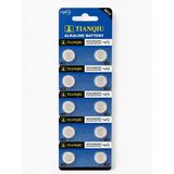 Tıanquı Ag13 Lr44 357A 1.5V Alkalin Düğme Pil 10'Lu Paket - Saat Oyuncak Lazer Pili
