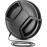 Tianya - 72mm Filtre Çapına Sahip Lensler Için Lens Objektif Kapağı Kapak Bağcıklı - 72 mm