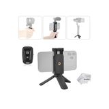 Tianya Cep Telefonları ve Gimbal için Mini Tripod Standı ve Hot Shoe Bağlantılı Telefon Tutucu