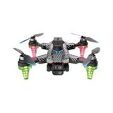 Tianya Fpv Kamera Motor Katlanabilir LED Işıklı Drone Yükseltme Irtifa Sabitleme Taşıma Çantasıyla - Gri - Siyah