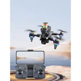 Tianya Frizbi Fırlatmalı Katlanabilir Drone | Fırçasız Motor | Kameralı | Yedek Pervaneli Katlanabilir Drone - Siyah - Renk