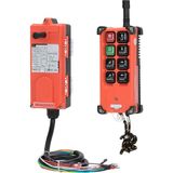 Tianyi 6 Buton 6 Hareketli Uzaktan Vinç Kumandası 24-500V Ac/dc IP65 - Kırmızı - Siyah