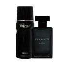 Tiaras Black 100 ml Edt Erkek Parfüm + 150 ml Deodorant Set