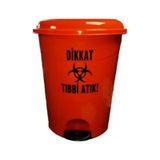 Tıbbi Atık Çöp Kovası Pedallı 10 Litre
