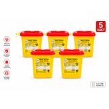 Tıbbi Atık Kutusu 0.5 Lt 5 Adet