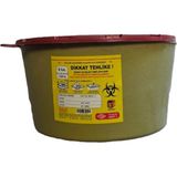 Tıbbi Atık Kutusu 3lt Telkar - TA00310 - Standart - Kahverengi