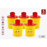 Tıbbi Atık Kutusu 5 Lt 10 Adet