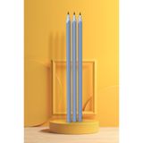 Tibbon Pen 3'lü Kurşun Kalem Set | Mavi 112