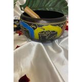 Tibet Çanağı Çanı Kasesi Meditasyon Çanı Yoga Çanı Tibet Singing Bowl 7 Element 19 Cm Çap