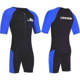 Tiburon Man Shorty Wetsuit 2 mm - Dalış, Yüzme ve Su Sporları Için Erkek Kısa Dalış Tulumu, Ultra Esnek Neopren/elastan - 12 V / Altın