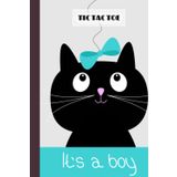 Tic Tac Toe: Black Cats Tic Tac Toe, Games Fun Activities for Kids / Paper & Pencil Workbook for Games, Smart gifts for Family, 100 Pages, Size 6" x 9" by Klaus Mertens