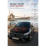 TİCARET ATÖLYESİ Kelime-i Tevhid Ay Yıldız Baskılı Kaput Bayrağı 100x150 cm