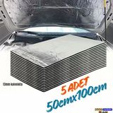 Ticari Araç Karavan Panelvan Oto Ses Yalıtım Malzemesi Folyolu 13Mm Kalınlıkta 50Cmx100cm (5Adet)