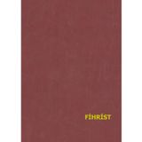 Ticari Fihrist 17x24 8'Li Cilt Bezli Özkan Bordo