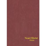 Ticari Fihrist 20X28 8'Li Cilt Bezli Özkan Bordo